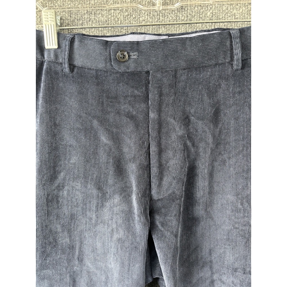 Peter Millar Corduroy Pants Men 36x28 Navy Blue Golf Performance Luxury Preppy - Picture 2 of 9